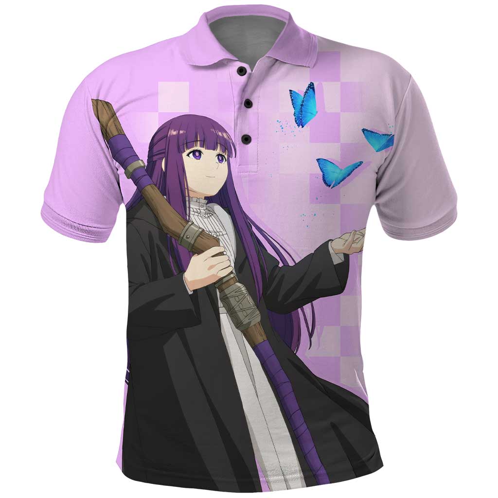 Fern - Frieren Polo Shirt Anime Style