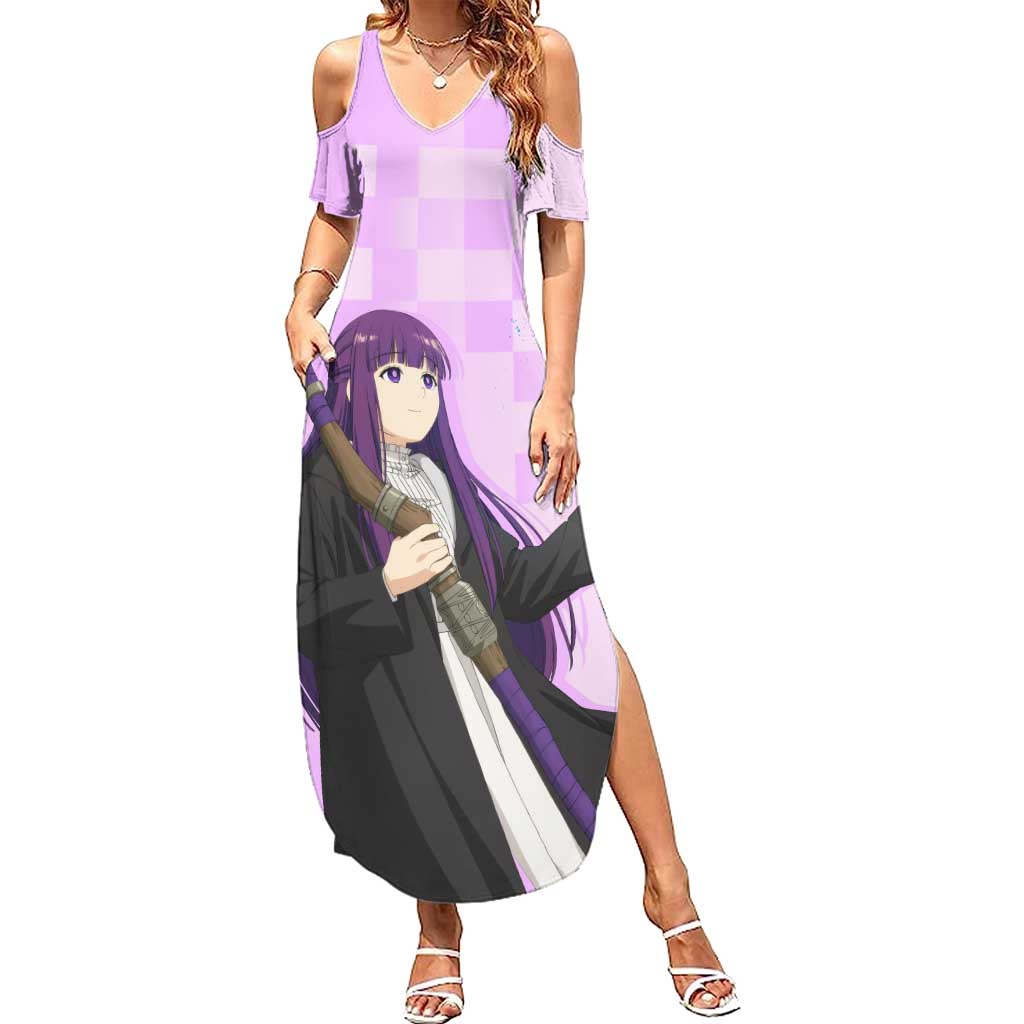 Fern - Frieren Summer Maxi Dress Anime Style