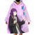 Fern - Frieren Wearable Blanket Hoodie Anime Style