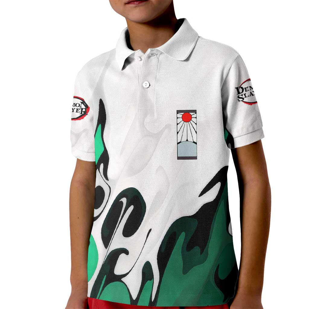 Tanjiro Kamado - Demon Slayer Kid Polo Shirt Anime Style