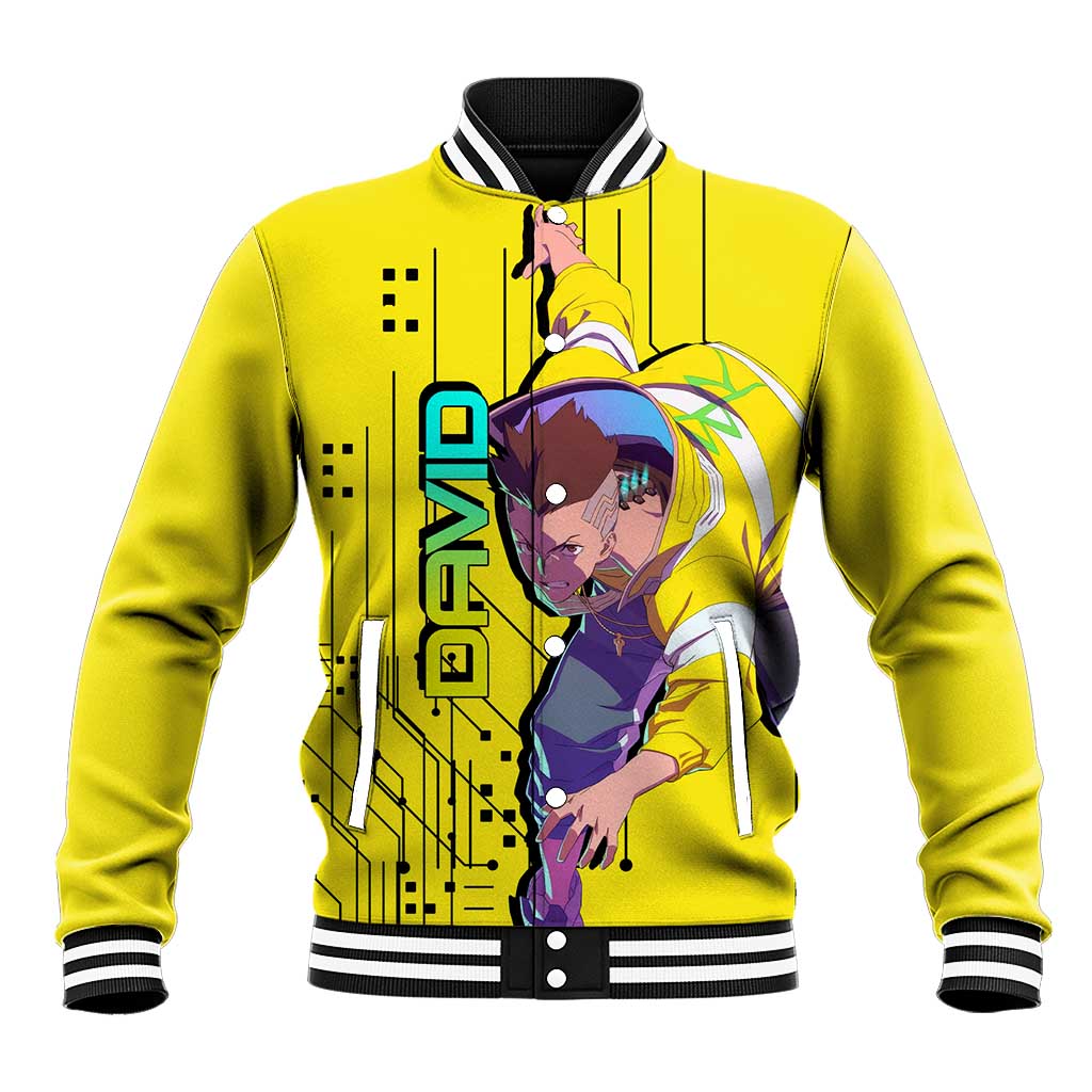 David - Cyberpunk Edgerunners Baseball Jacket Anime Style