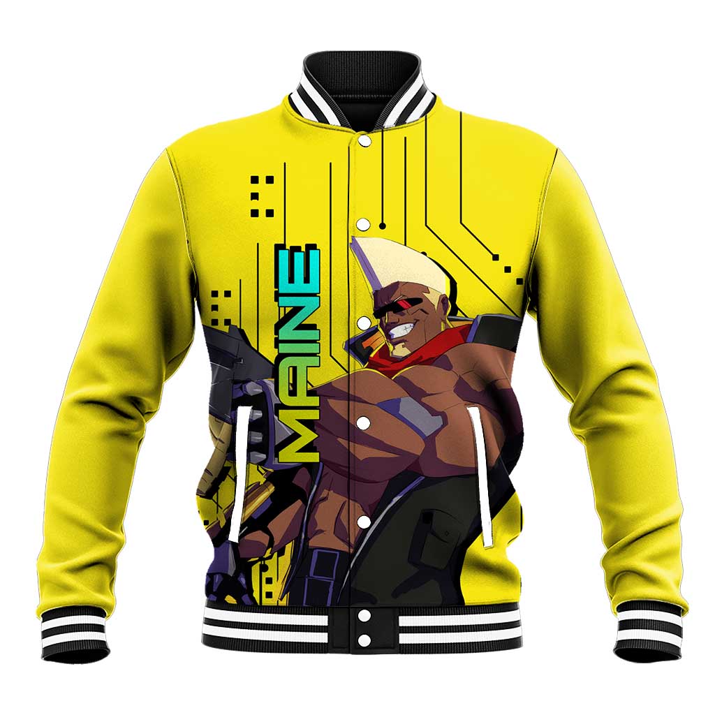 Maine - Cyberpunk Edgerunners Baseball Jacket Anime Style