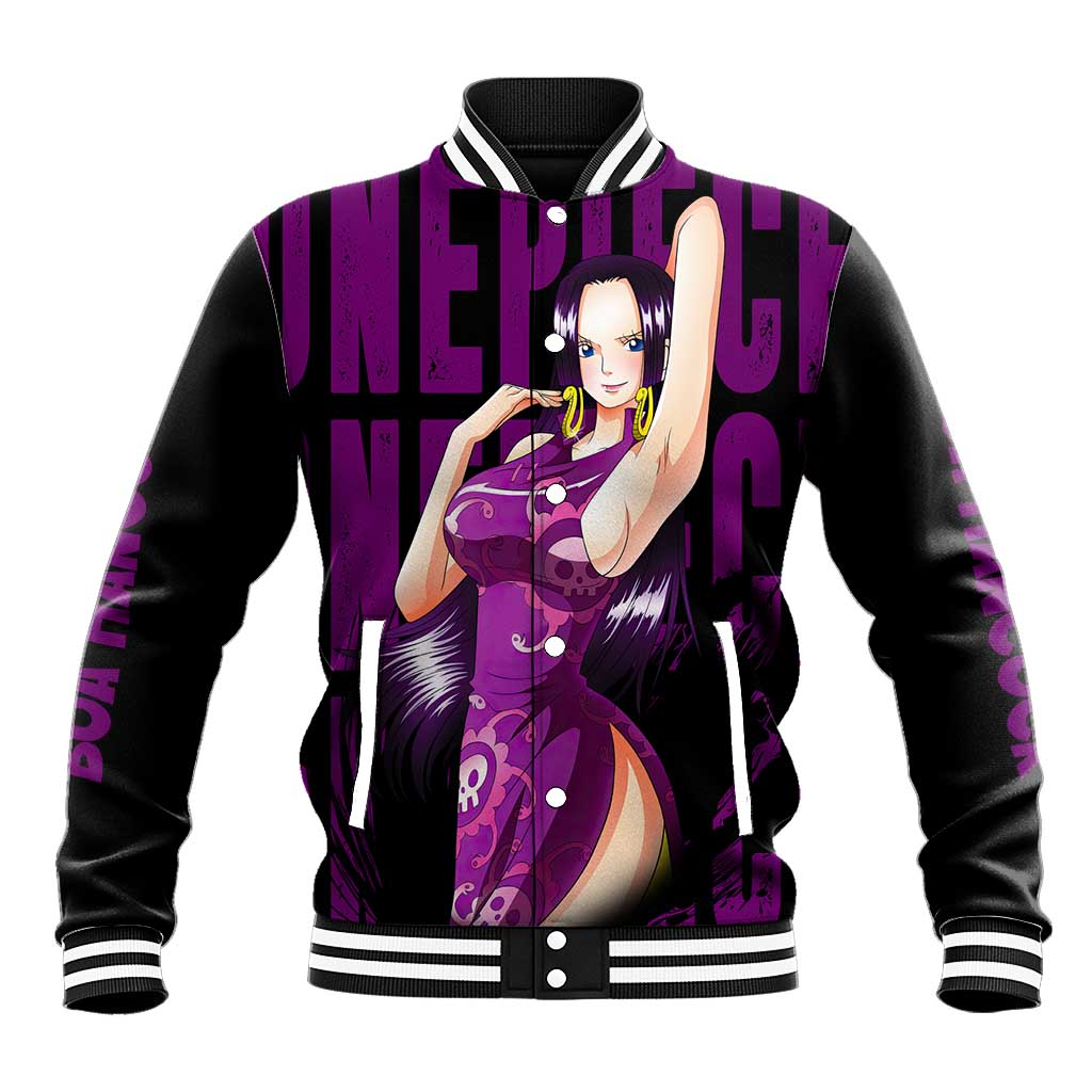 Boa Hancok - One Piece Baseball Jacket Anime Style