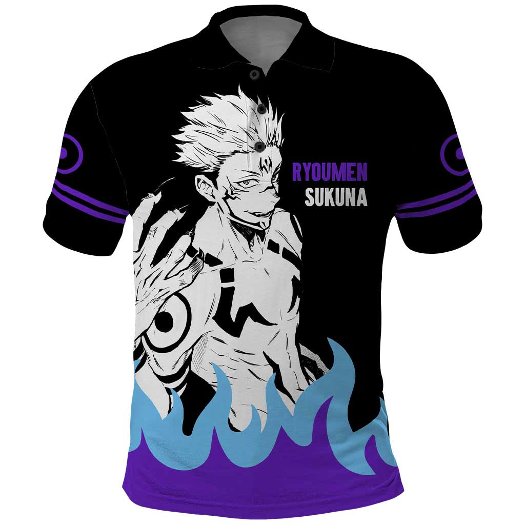 Ryoumen Sukuna - Jujutsu Kaisen Polo Shirt Anime Style