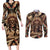 native-american-skull-couples-matching-long-sleeve-bodycon-dress-and-long-sleeve-button-shirts-with-tribal-prints