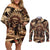 native-american-skull-couples-matching-off-shoulder-short-dress-and-long-sleeve-button-shirts-with-tribal-prints