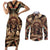 native-american-skull-couples-matching-short-sleeve-bodycon-dress-and-long-sleeve-button-shirts-with-tribal-prints