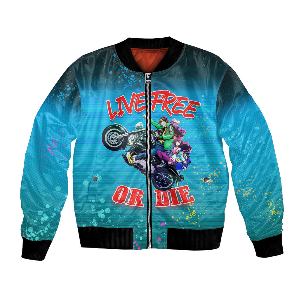 zom-100-anime-bomber-jacket-live-free