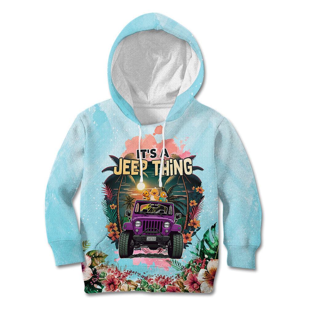 jeep-duck-tropical-summer-kid-hoodie-its-a-jeep-thing