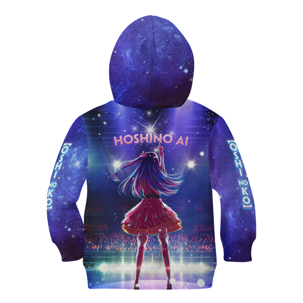 oshi-no-ko-anime-kid-hoodie-hoshino-ai-on-stage